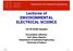 Lectures of ENVIRONMENTAL ELECTRICAL SCIENCE
