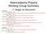 Beam-plasma Physics Working Group Summary