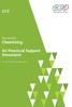 GCE. Chemistry. A2 Practical Support Document. Revised GCE