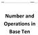 Name: Number: Number and Operations in Base Ten