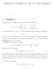Solution to Problems for the 1-D Wave Equation