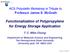 Functionalization of Polypropylene for Energy Storage Application