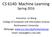 CS 6140: Machine Learning Spring 2016