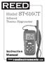 Model ST-616CT. Instruction Manual. Infrared Thermo-Hygrometer. reedinstruments. www. com