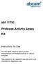 Protease Activity Assay Kit