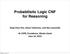 Probabilistic Logic CNF for Reasoning