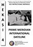 H E K A S I PRIME MERIDIAN INTERNATIONAL DATELINE SELF INSTRUCTIONAL MATERIALS. Distance Education for Elementary Schools