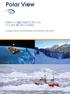 Polar View. earth observation for polar monitoring. a unique view of the environment, the economy, and safety