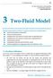 Two-Fluid Model 41. Simple isothermal two-fluid two-phase models for stratified flow: