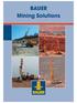 BAUER Mining Solutions