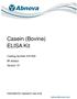 Casein (Bovine) ELISA Kit