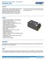 230 C. Overview. Benefits. Applications K-SIM. Tantalum Surface Mount Capacitors High Temperature T502 MnO 2