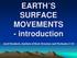 EARTH S SURFACE MOVEMENTS - introduction. Josef Stemberk, Institute of Rock Structure nad Mechanics CAS