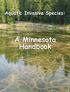 Aquatic Invasive Species: A Minnesota Handbook