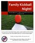Family Kickball Night!