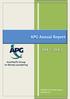 APG Annual Report Applications for permission to reproduce all or part of this publication should be made to:
