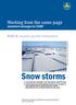 Snow storms. Working from the same page. PART B: Hazard-specific information. consistent messages for CDEM