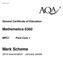 Version General Certificate of Education. Mathematics MPC1 Pure Core 1. Mark Scheme examination - January series
