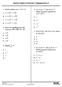 Applied Algebra II Semester 2 Practice Exam A DRAFT. 6. Let f ( x) = 2x A. 47 B. 92 C. 139 D. 407