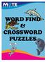 WORD FIND & CROSSWORD PUZZLES