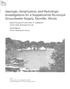 Larson, David R. GEOLOGIC, GEOPHYSICAL, AND HYDROLOGIC INVESTIGATIONS FOR A SUPPLEMENTAL MUNICIPAL GROUNDWATER SUPPLY,