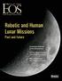 Robotic and Human Lunar Missions