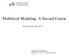 Multilevel Modeling: A Second Course