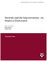 Networks and the Macroeconomy: An Empirical Exploration