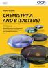 AS and A LEVEL Exemplar Candidate Work CHEMISTRY A AND B (SALTERS)