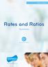 Rates and Ratios. Rates and Ratios. Solutions. Curriculum Ready.
