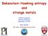 Bekenstein-Hawking entropy and strange metals