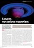 Saturn s mysterious magnetism