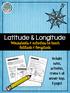 Latitude & Longitude. Worksheets & activities to teach latitude & longitude. Includes notes, activities, review & all answer keys. 11 pages!