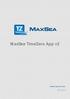 MaxSea TimeZero App v2 MaxSea App User Guide