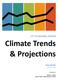 Climate Trends & Projections