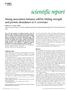 scientific report Strong association between mrna folding strength and protein abundance in S. cerevisiae scientificreport