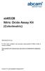 ab65328 Nitric Oxide Assay Kit (Colorimetric)