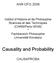 Causality and Probability