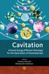 Cavitation A Novel Energy-Efficient Technique for the Generation of Nanomaterials