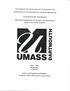 UNIVERSITY OF MASSACHUSETTS DARTMOUTH DEPARTMENT OF CHEMISTRY AND BIOCHEMISTRY. North Dartmouth, Massachusetts