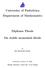University of Paderborn Department of Mathematics. Diploma Thesis. On stable monomial ideals