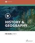 HISTORY & GEOGRAPHY STUDENT BOOK. 9th Grade Unit 9