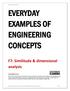 EVERYDAY EXAMPLES OF ENGINEERING CONCEPTS