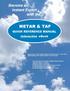 THE METAR & TAF QUICK REFERENCE MANUAL. ebook Series Version 1.3. Copyright 2012 Find-it Fast Books