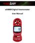 ea980r Digital Anemometer User Manual
