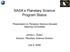 NASA s Planetary Science Program Status