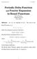 Periodic Delta Function. in Bessel Functions