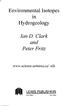 Environmental Isotopes in Hydrogeology. land. Clark and Peter Fritz