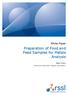 Preparation of Food and Feed Samples for Metals Analysis