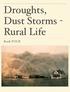 Droughts, Dust Storms Rural Life. Book FOUR